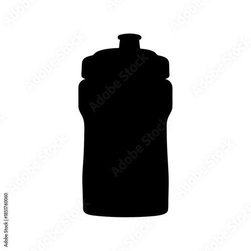 Black water bottle