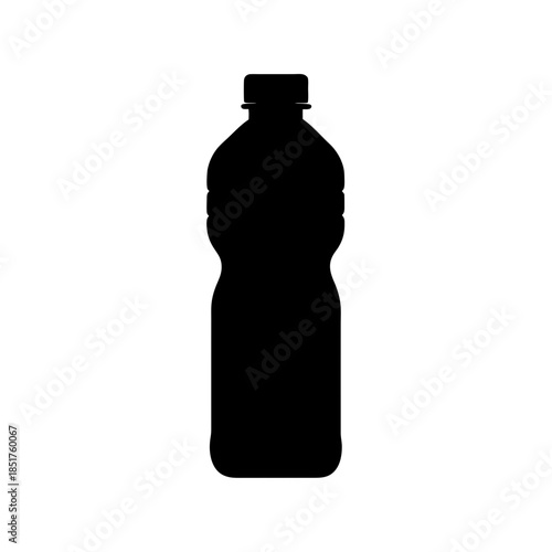 Empty plastic bottle