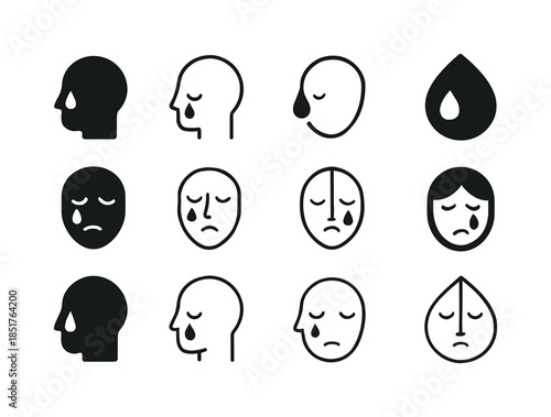 Vulnerability Logo Variations. Facing a personal crisis with vul