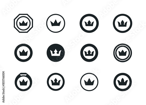 Baron Logo Variations. Baron. Icon set. Set Logo of Baron: baron