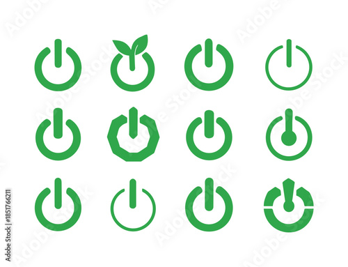 Eco-Friendly Tech Icons. customizable eco-friendly tech products