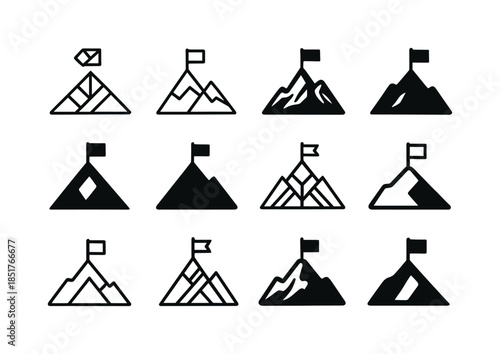 Fitness Logo Variations. Fitness challenge ideas for groups. Ico