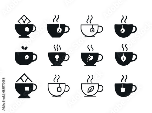 Self-Care Logos. Self-Care Routine. Icon set. Set Logo of Self-C