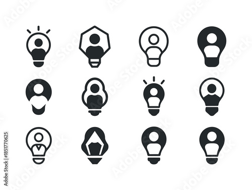 Consulting Logo Variations. Building personal consulting busines