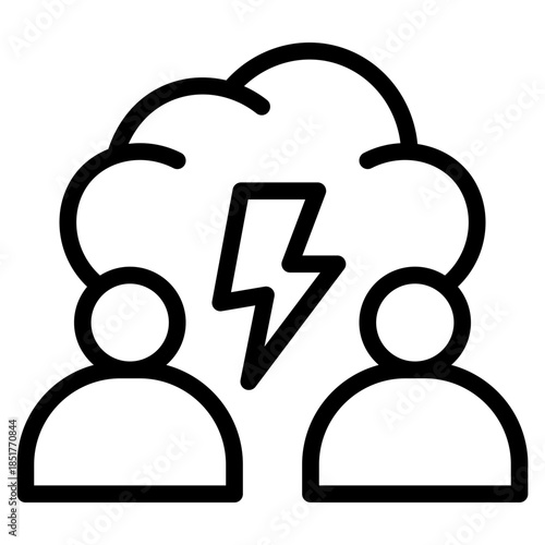 Brain storming icon