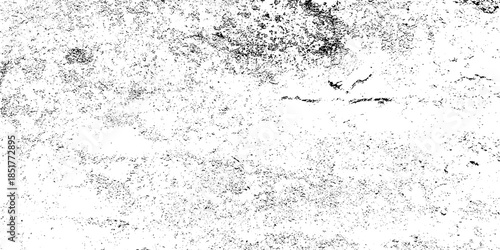 Grunge vintage white and black vector wall distressed dirty noise rust cracked pain background. messy dusty chalk splat dirt rusty noise overlay concrete wall texture background.