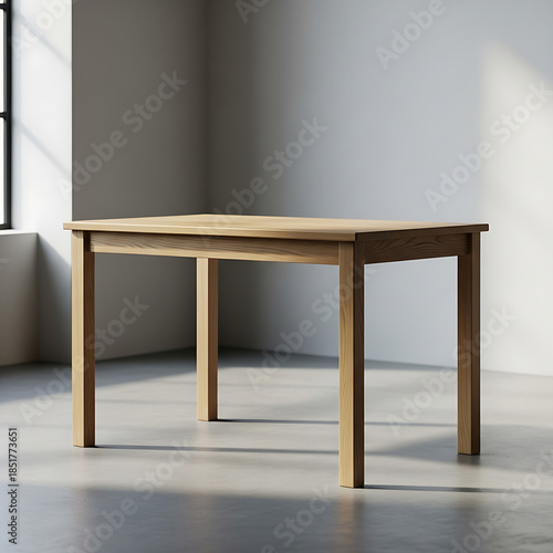 Minimalist Wooden Table