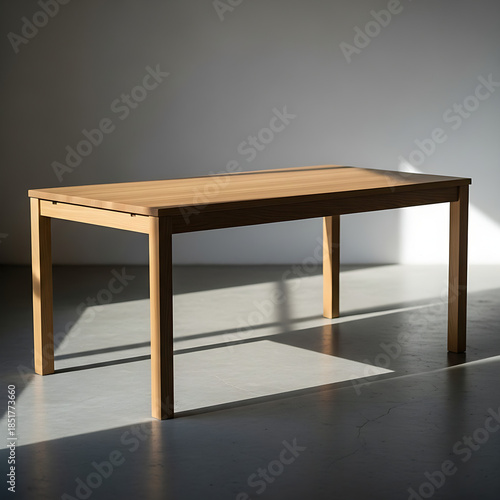 Minimalist Wooden Table