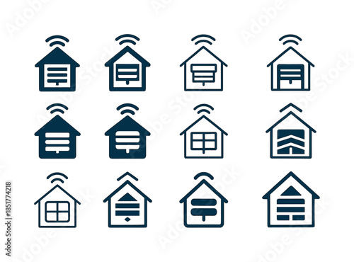 Smart Home Icons. smart home automation. Icon set. Set Logo of s