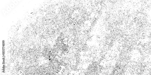 Grunge vintage white and black vector wall distressed dirty noise rust cracked pain background. messy dusty chalk splat dirt rusty noise overlay concrete wall texture background.