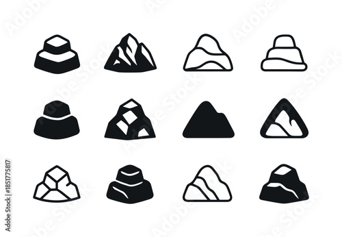 Element Logo Variations. Element. Icon set. Set Logo of Element: