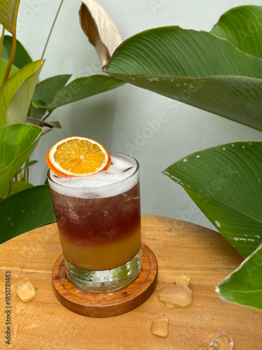 glass of honey and lemon