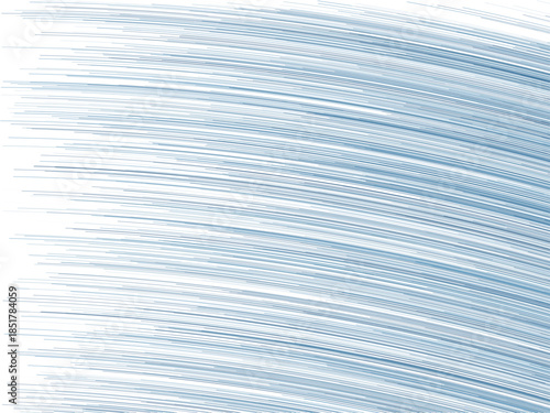 Abstract Flow - Serene Pastel Blue Isolated Object