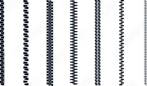 seamless zipper fastener brush set