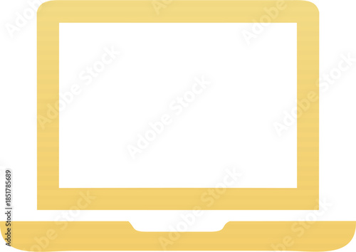 vector illustration of a computer