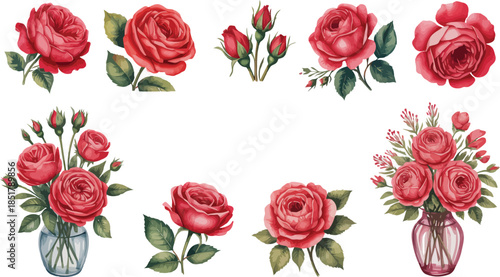 Unicorns and hot air balloons floating on clouds in whimsical fantasy scene