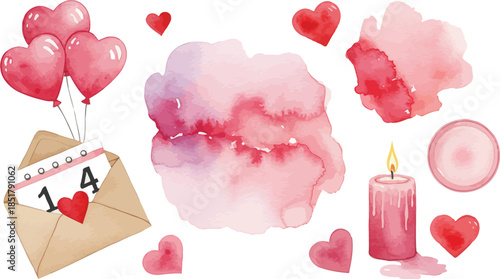 Autumn wreaths and pumpkins fall decorations in orange and red colors