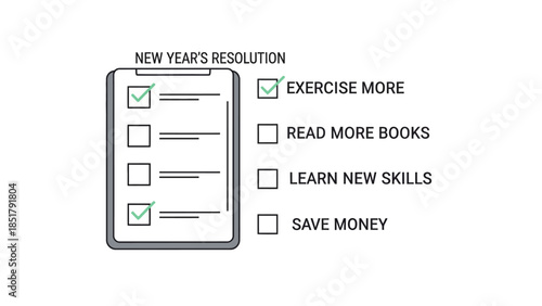 A hand turns the page of a desk calendar from December 2023 to January 2024, with confetti in the air.