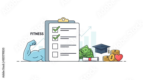 A hand turns the page of a desk calendar from December 2023 to January 2024, with confetti in the air.