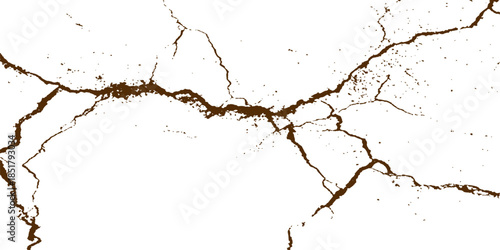 Rough grunge texture of an old cracked wall featuring weathered concrete and peeling paint on a dirty plaster surface backdrop