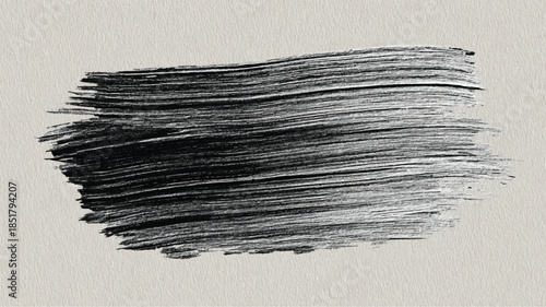 blackbrushstrokeonbeigepaperbackground