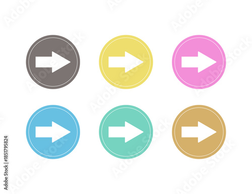 矢印を使った標識 ６種類セット