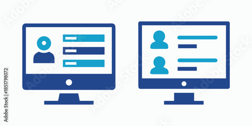 User Profile and Account Management on Computer Screens