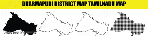 Dharmapuri District Map Tamil Nadu