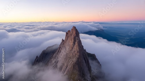 sunrise in the mountains