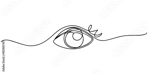 Eyes Continuous One Line Drawing,
Minimalist Human Eye Outline Vector Icon, Single Line Art Female Eye Illustration, Single continuous one line art female watch eye, Eye sign in continuous line draw