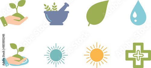 First Aid Kit Backpack Illustration for Medical Emergency Preparedness