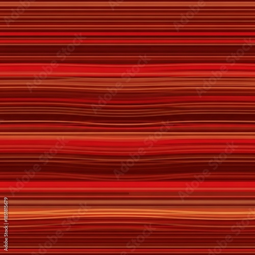 Abstract Red and Orange Horizontal Lines Background Texture.