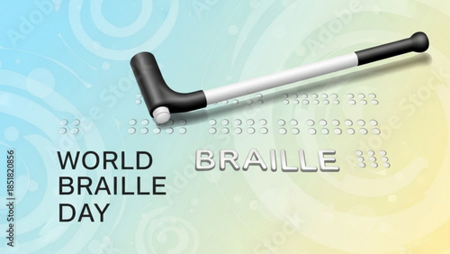 World Braille Day: Celebrating literacy and accessibility, a visually striking graphic conveys the spirit of World Braille Day with its focus on inclusivity and communication. 