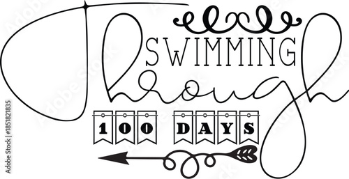 100 Days of School SVG Design