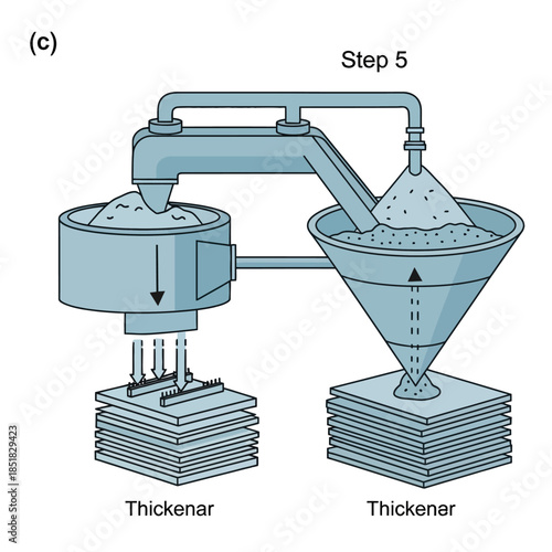 Industrial Thickener Machines for Material Processing.