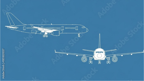 Airplanes flying in formation against a clear blue sky