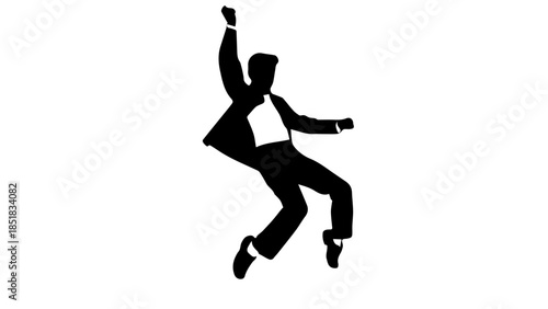 Action Pose Silhouette