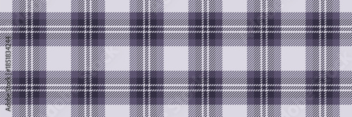 Royalty seamless pattern tartan, sensual fabric vector background. Top check textile plaid texture in white and dark colors.