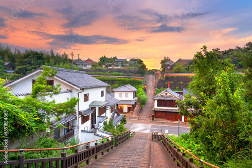 Vászonkép Kitsuki, Oita, Japan at Suyanosaka Slope 2564