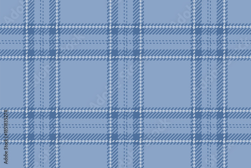 Us textile seamless fabric, improvement texture vector background. Purchase check tartan plaid pattern in blue and light colors.