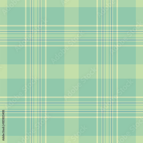 Wool fabric plaid tartan, setting texture vector pattern. Fit textile seamless background check in light and pastel colors.