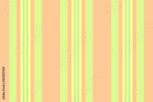 Aesthetic seamless vector background, finish fabric texture vertical. Fluffy pattern stripe textile lines in orange and yellow colors.