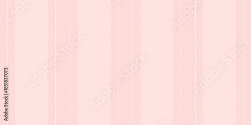 Retail seamless vertical textile, complexity texture fabric background. Sk vector lines stripe pattern in misty rose and light colors.