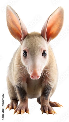 Close-up view of an aardvark