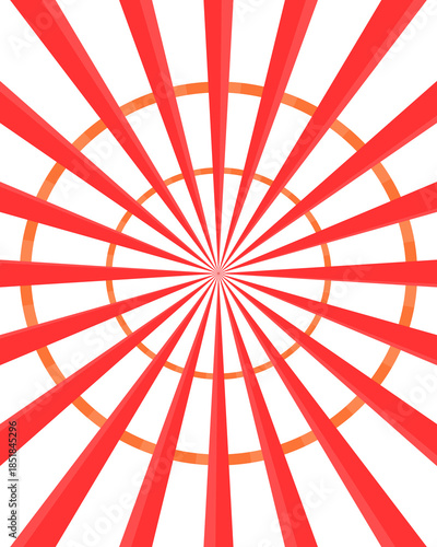Crimson Target Sunburst