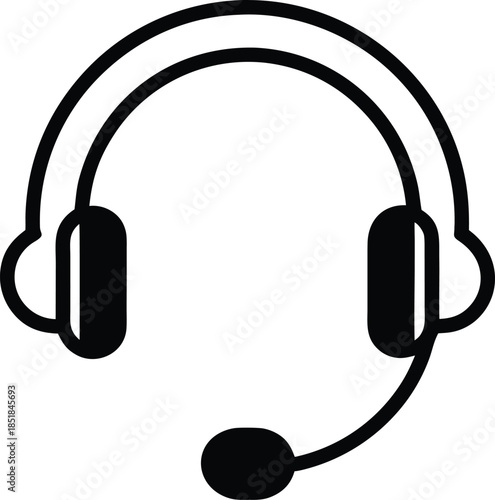 Flat Assistance Hand Holding Service Headset