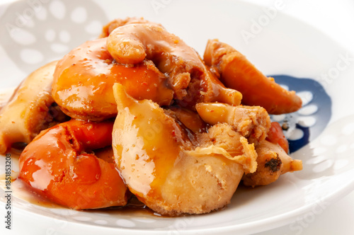 ホタテ卵の甘辛煮