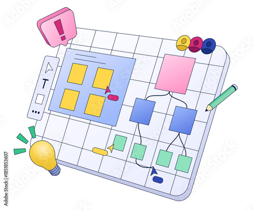 Remote brainstorm, Workflow Planning and Collaboration, Task Organization