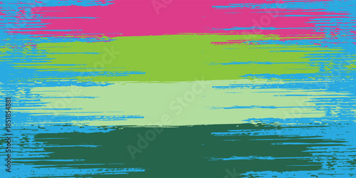 Modern grunge background with colorful brush strokes. Vector version. eps 10
