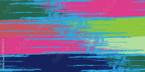 Modern grunge background with colorful brush strokes. Vector version. eps 10